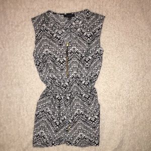 Atmosphere Black & White Romper
